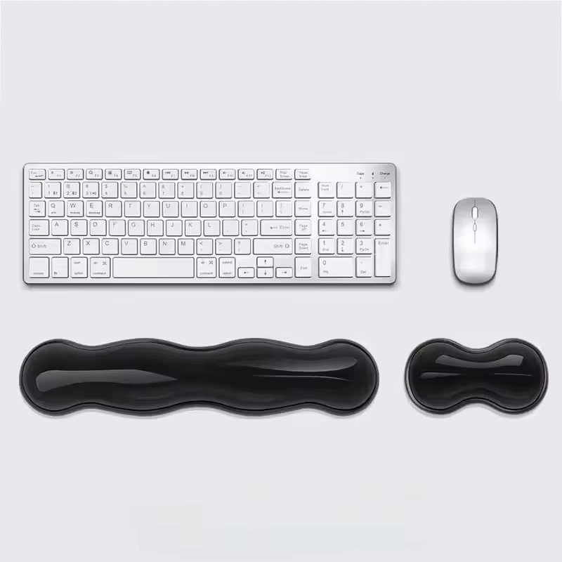 Laptop Accessories For Wrist Support - Transparent Mouse Pad And Wrist Support