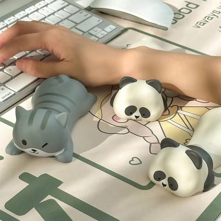 Laptop Accessories For Wrist Support - 1pcs Ergonomic Panda Wrist Rest for