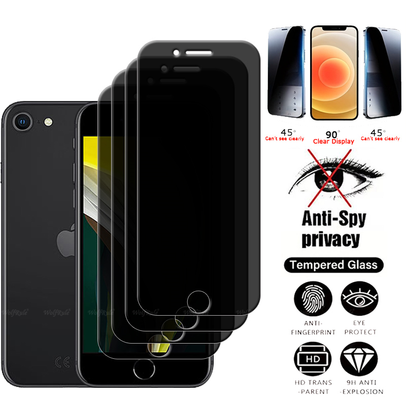 Privacy Screen Filter - 1-4Pcs For iPhone SE 2022 Glass