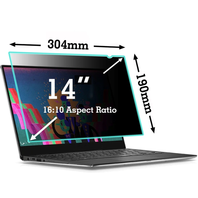 Privacy Screen Filter - 14 inch (16:10)-304* 190mm Computer Anti-glare
