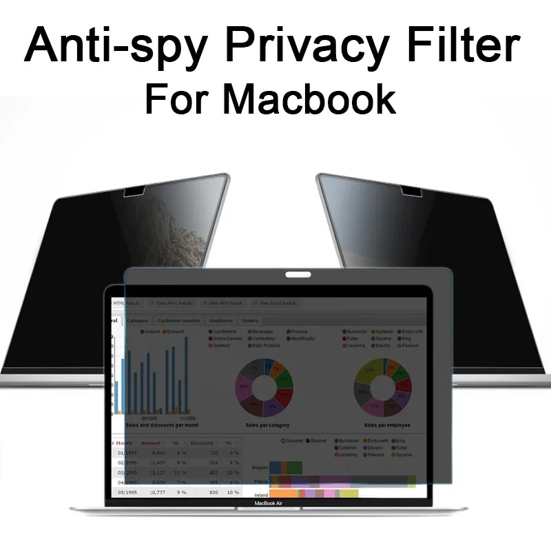Anti-peek Anti-spy Anti-glare  - Privacy Screen Filter review and price