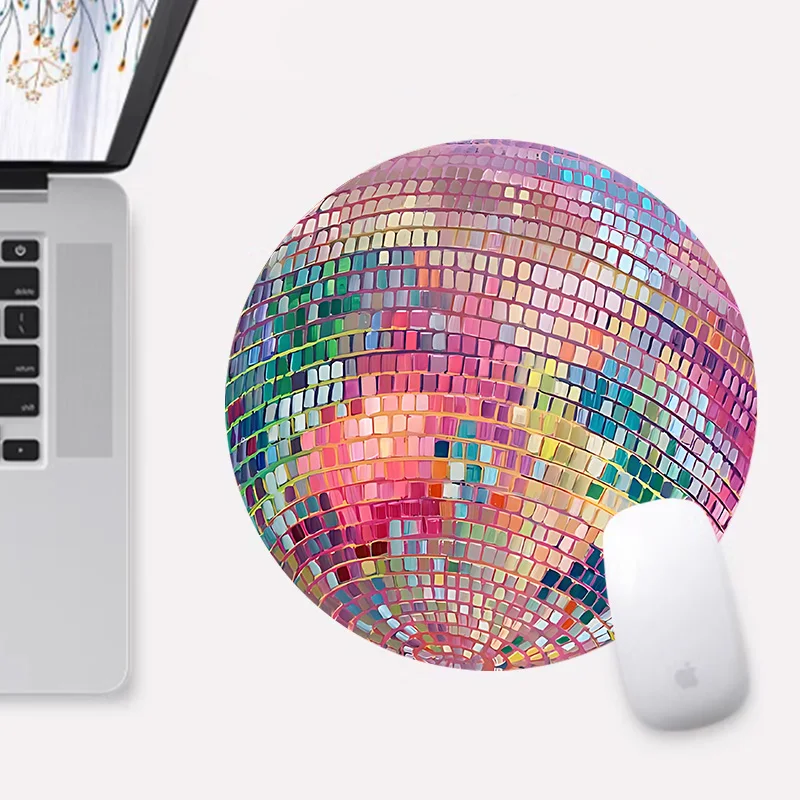 Rubber Round Pink Disco Ball M - Laptop Accessories For Protection review and price