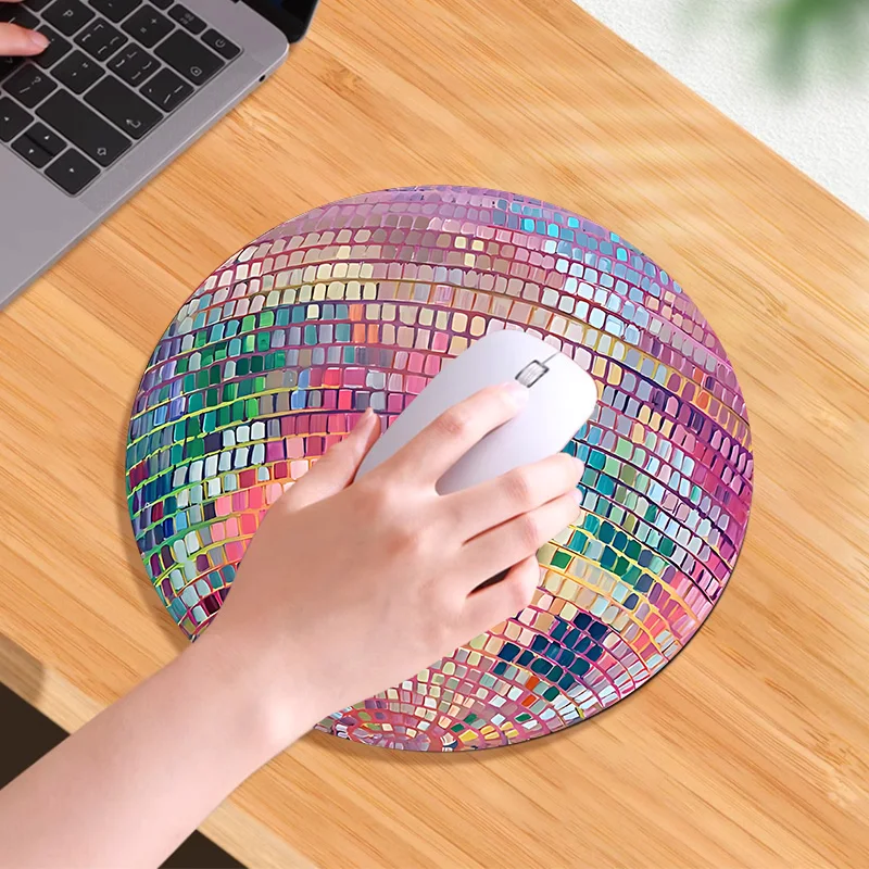 Rubber Round Pink Disco Ball M - Laptop Accessories For Protection review and price