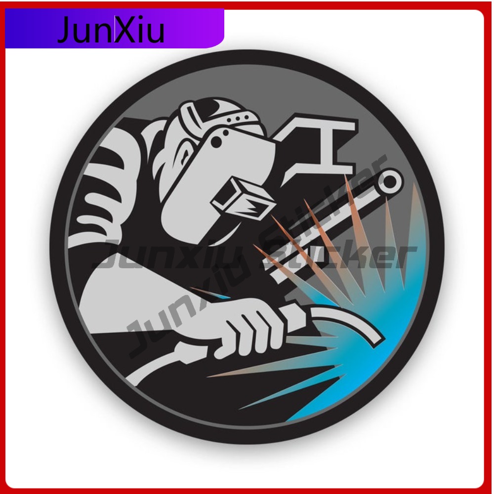Welder Logo Sticker Sun Resist - Laptop Accessories Logo review and price