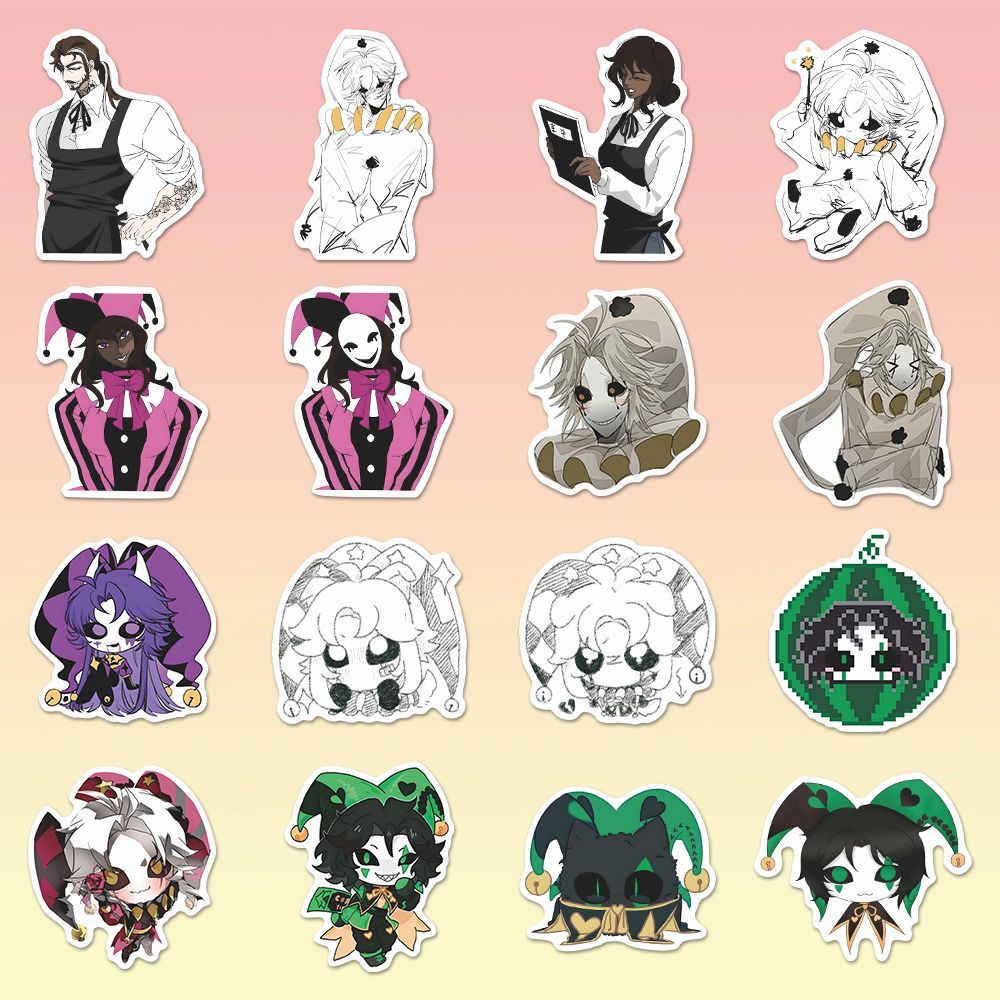 73PCS The Freak Circus Pierrot - Laptop Accessories Decoration review and price