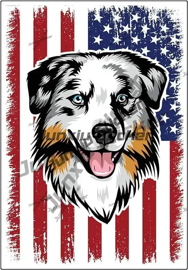 American Flag Australian Sheph - Laptop Accessories Logo review and price
