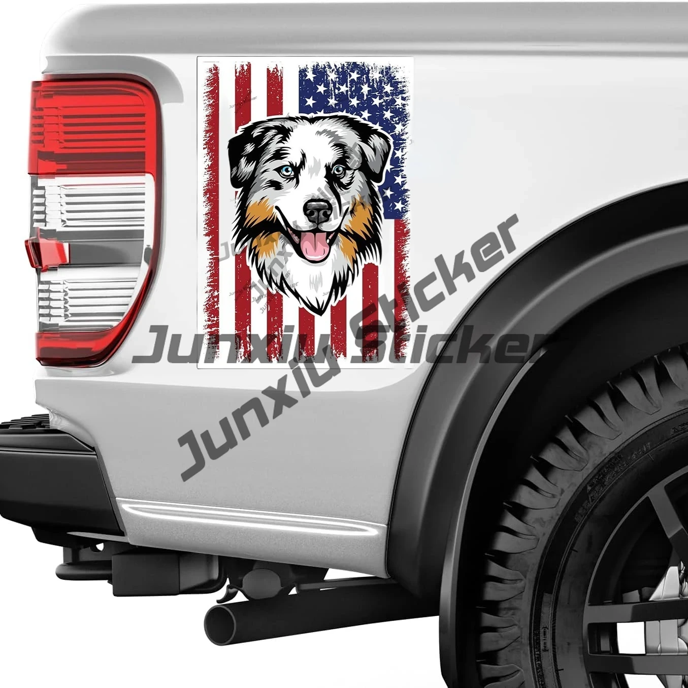 American Flag Australian Sheph - Laptop Accessories Logo review and price
