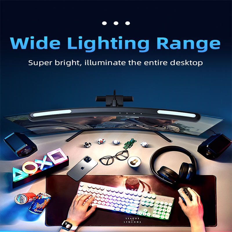 Curved LED Monitor Light Bar R - Laptop Accessories Rgb review and price