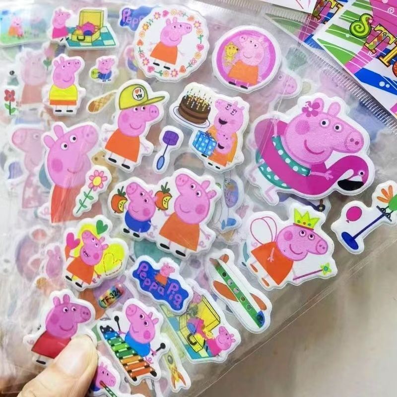 Peppa Pig cartoon sticker note - Laptop Accessories Decoration review and price
