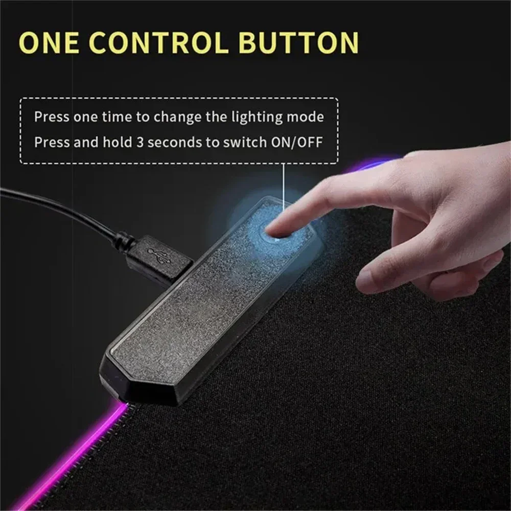 LED Table Mat Backlit RGB Non- - Laptop Accessories Rgb review and price
