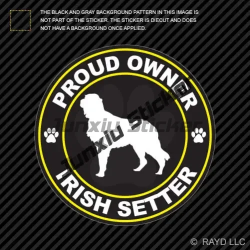 Irish Setter Vinyl Decal I Lov - Laptop Accessories Logo review and price