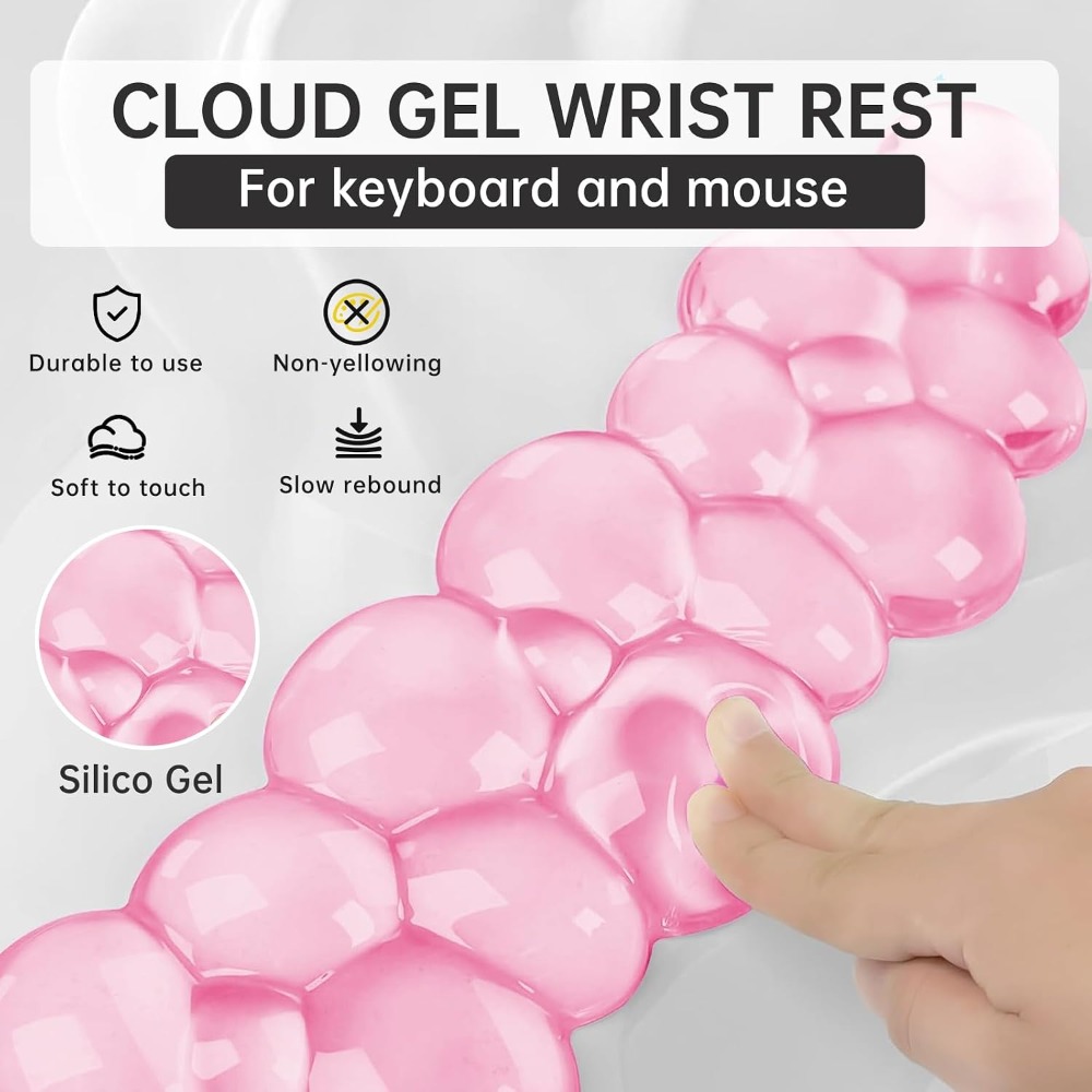 Soft Cloud Gel Mouse Pad With  - Laptop Accessories For Wrist Support review and price
