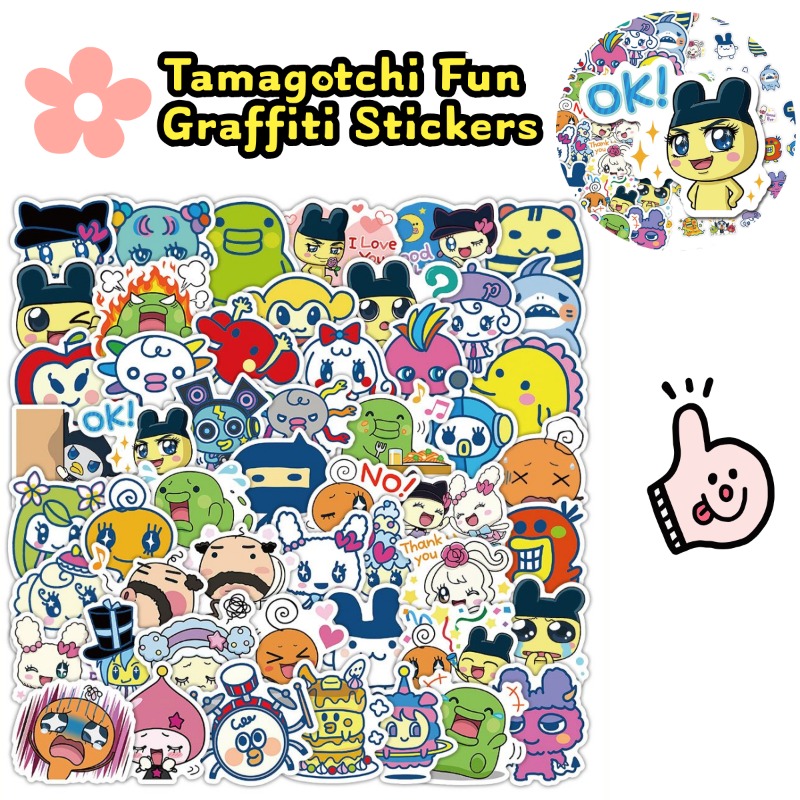 Japanese Tamagotchi Stickers E - Laptop Accessories Toy review and price