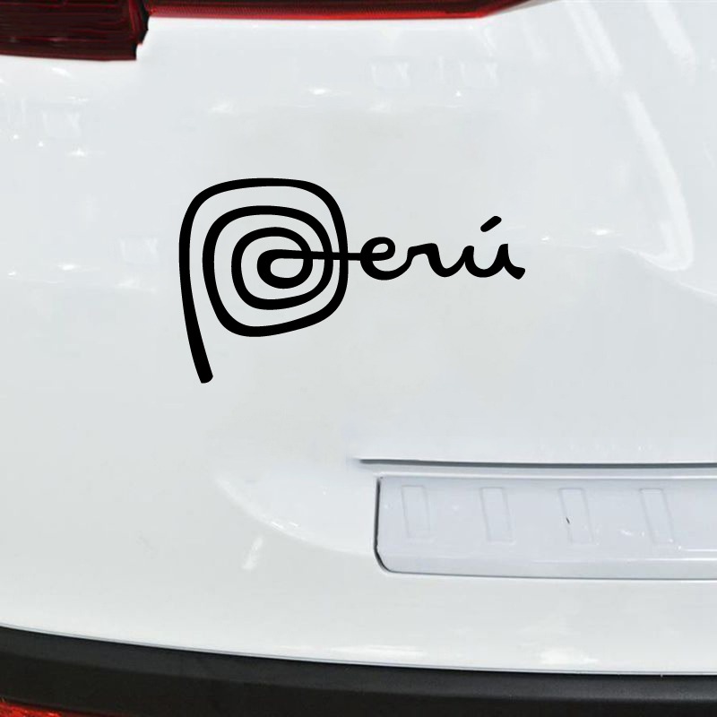 Peru Logo Vinyl Art Stickers P - Laptop Accessories Logo review and price