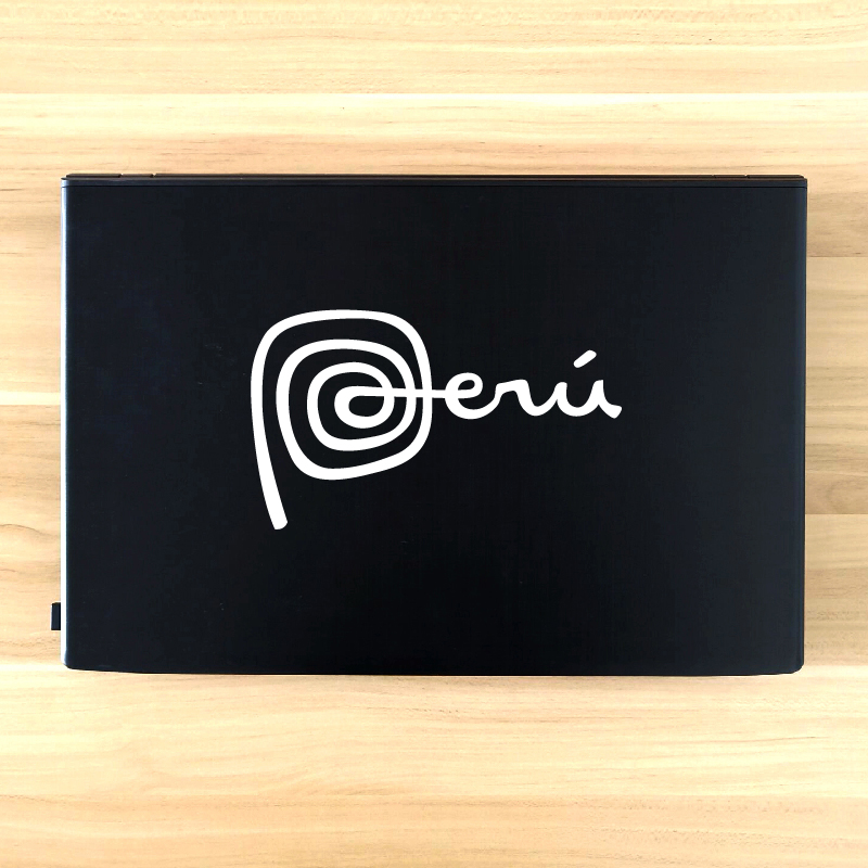 Peru Logo Vinyl Art Stickers P - Laptop Accessories Logo review and price