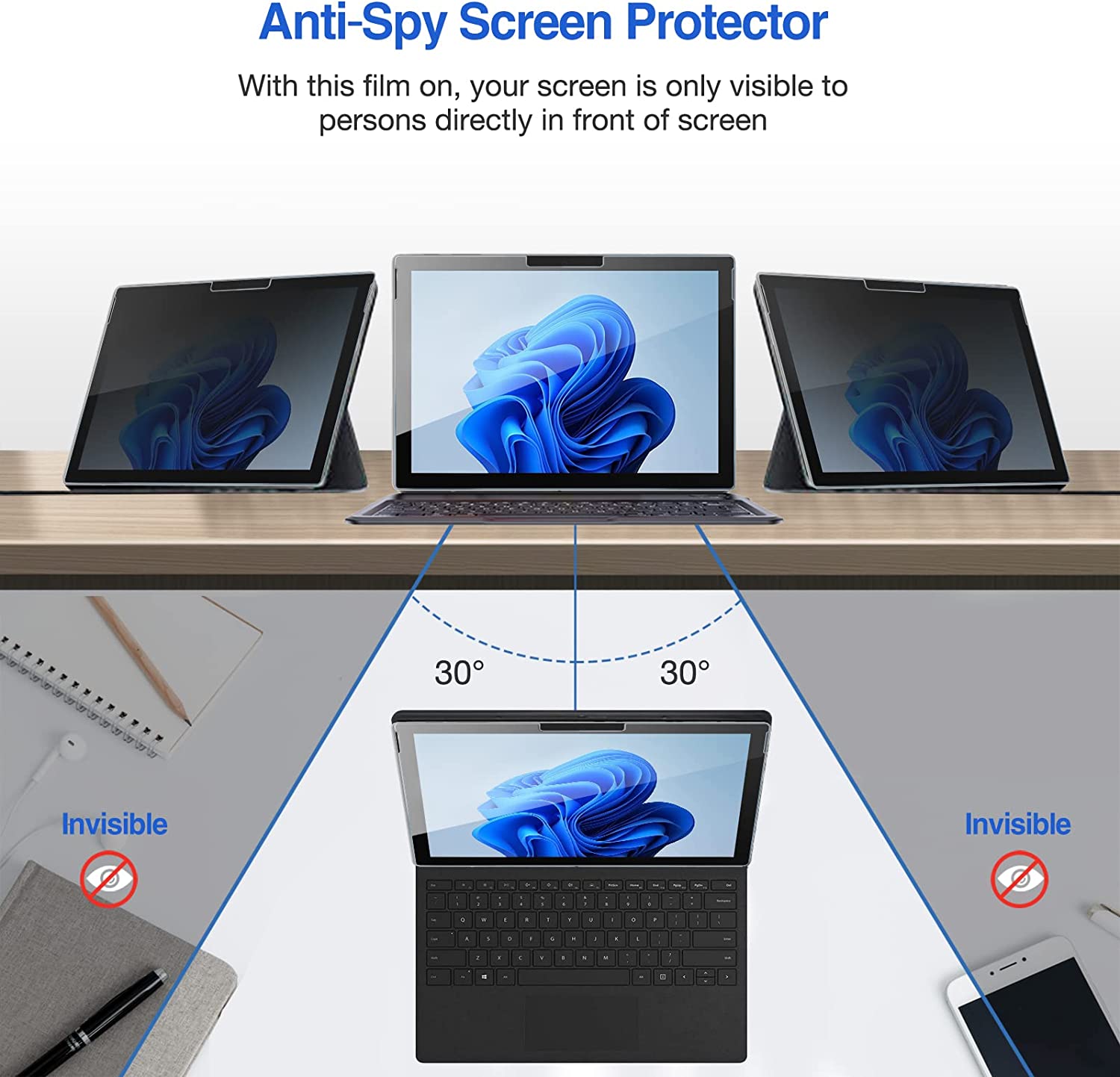 Privacy Filter Tempered Glass  - Privacy Screen Filter review and price