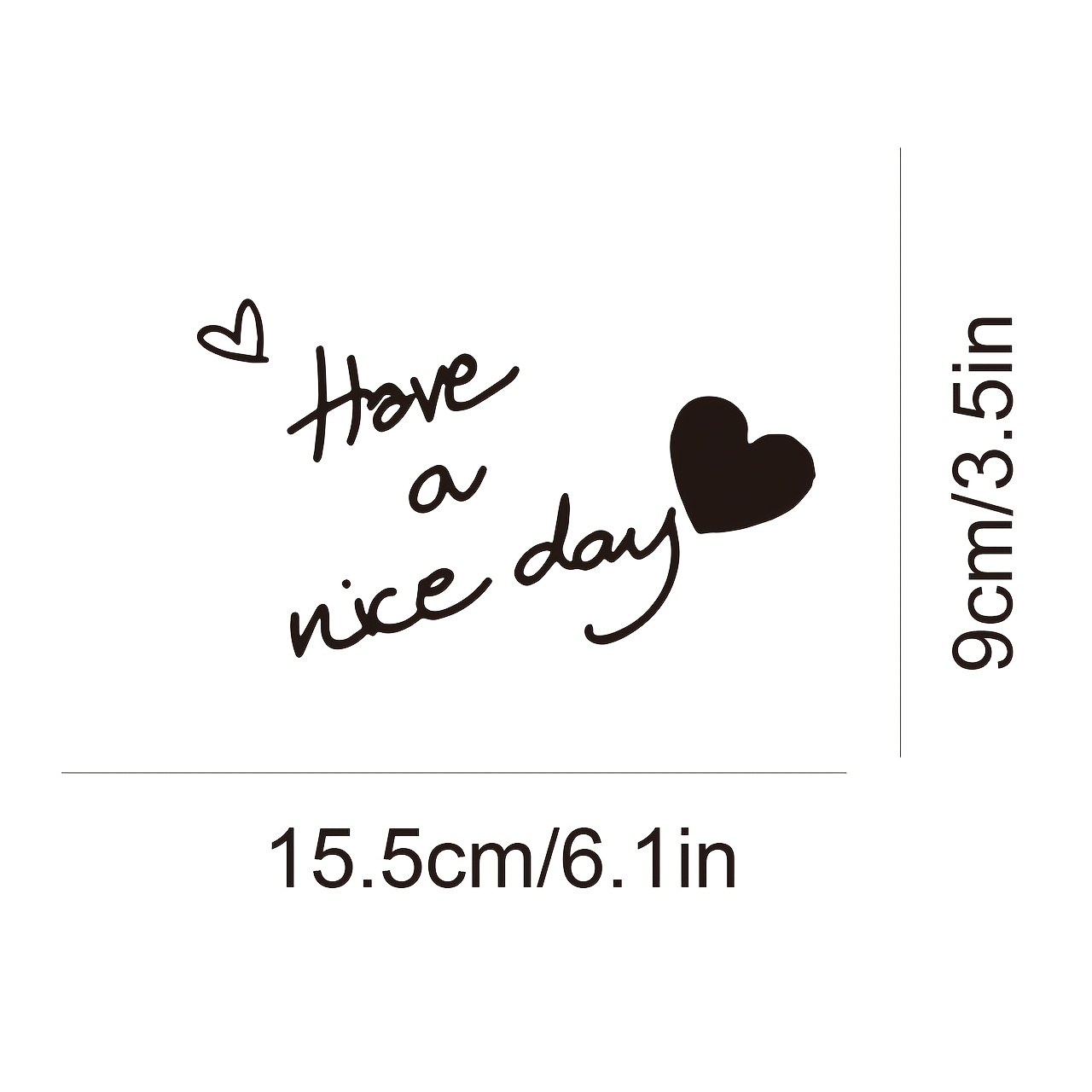 1PC Have A Nice Day Heart Stic - Laptop Accessories To Have review and price