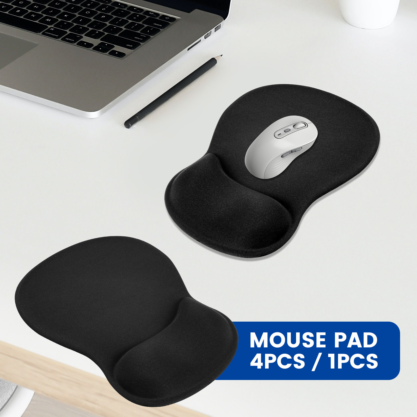 1/4 Pcs Ergonomic Mouse Pad No - Laptop Accessories For Wrist Support review and price