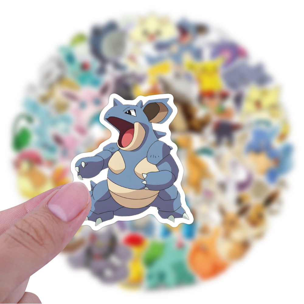 50/60pcs Cute Cartoon Anime Po - Laptop Accessories Toy review and price