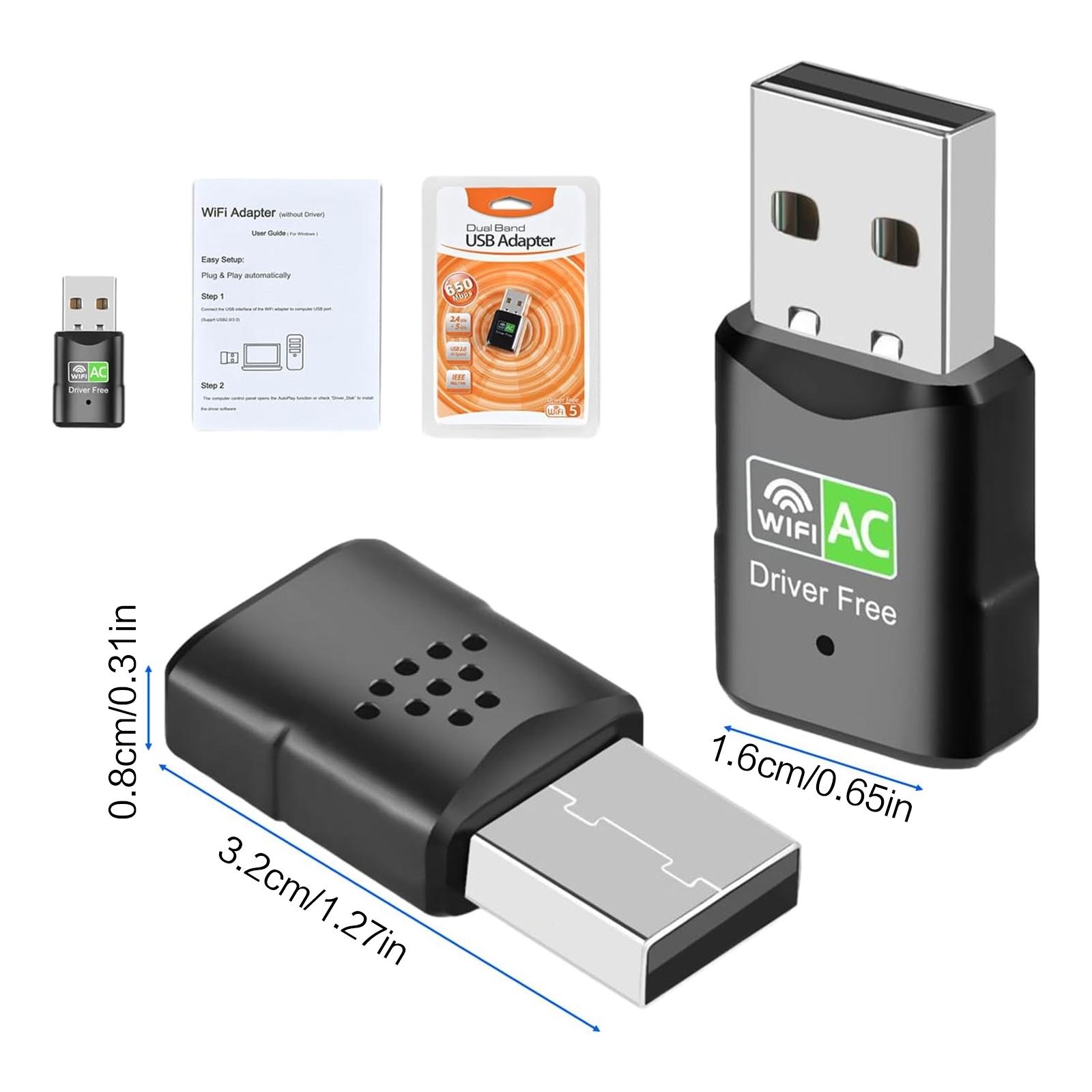 AC600 USB WiFi Adapter, Dual B - Laptop Accessories Distributor review and price